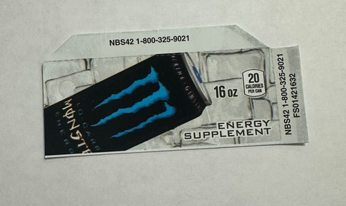 Monster zero carb vending - monster,